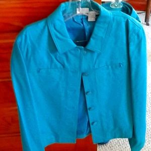 Pleather skirt and jacket